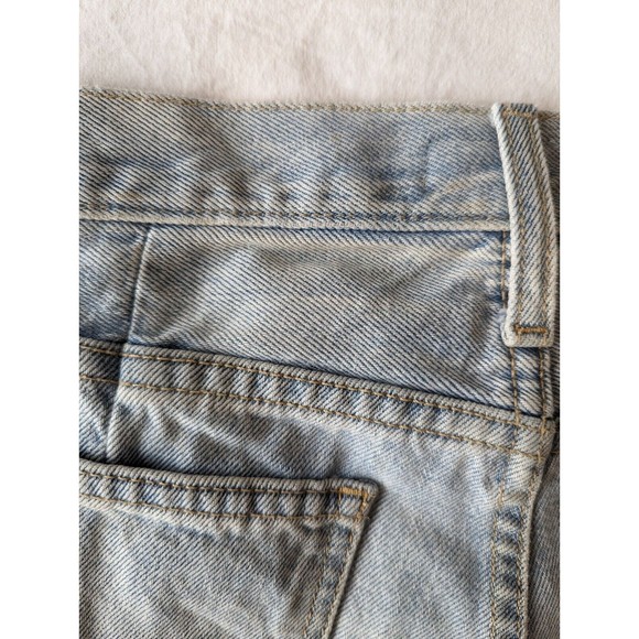 Joie Jeans Womens 28 Charan Step Hem Crop High Waist Straight Cotton Light Blue - Picture 4 of 10